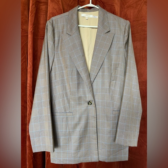 Nordstrom WAYF plaid blazer NWOT - Picture 3 of 7